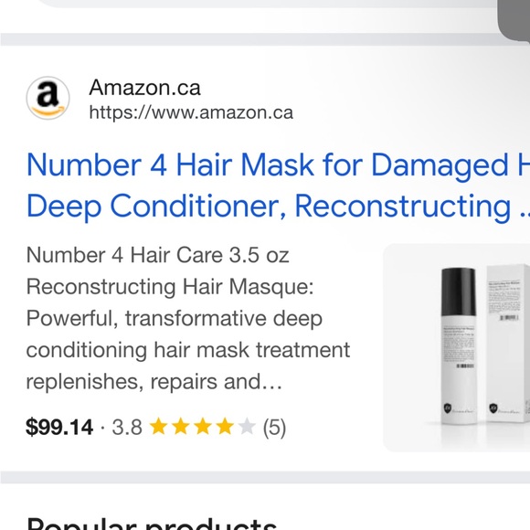 N4 Reconstructing Hair Masque - Picture 2 of 2